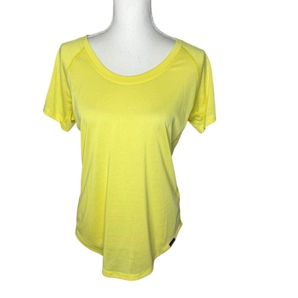 Patagonia Capilene Cool Trail Shirt Yellow Medium